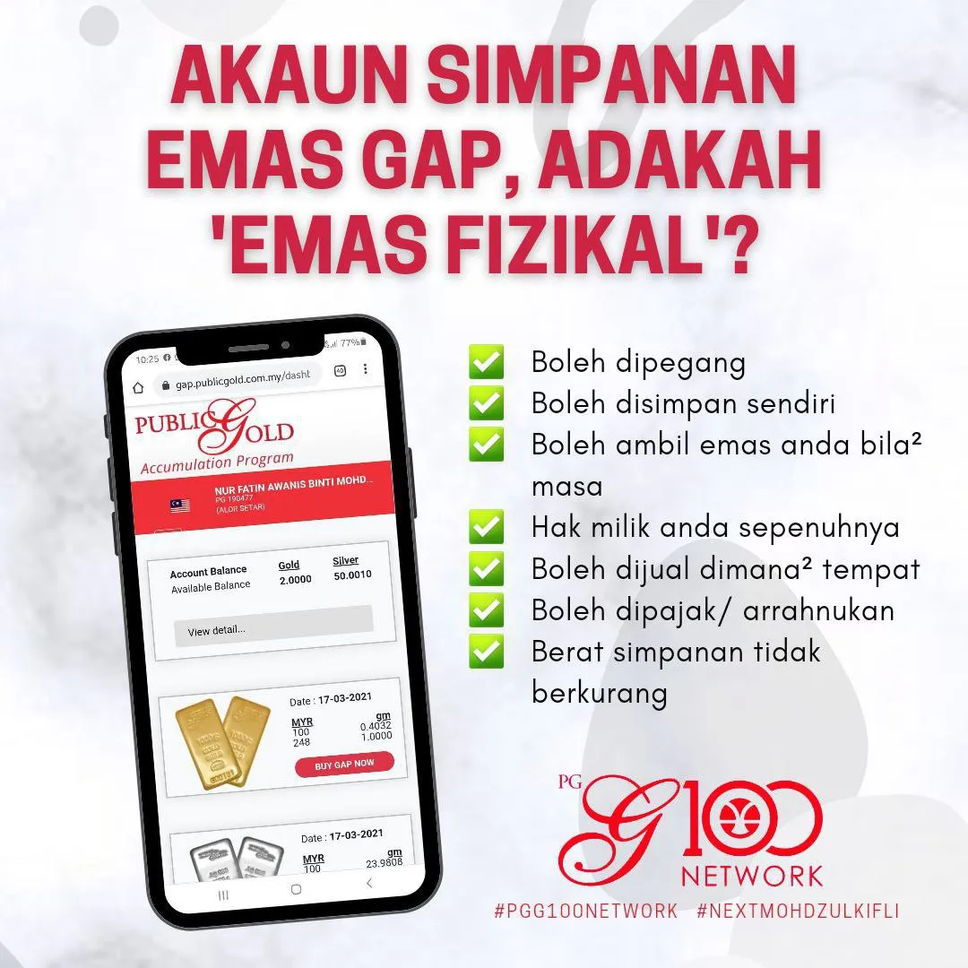 Kelebihan Akaun Emas GAP